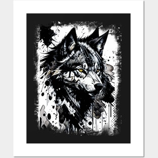 You Gotta Be A Wolf - Alonzo Harris [Training Day] Alpha Animal Beast Splatter Style Posters and Art